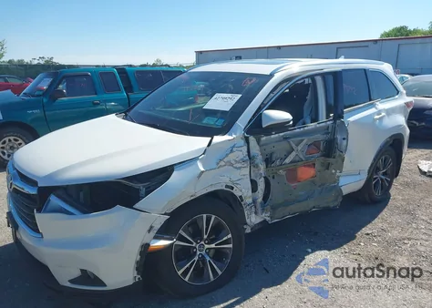 2016 Toyota Highlander Xle V6 from USA, damaged, VIN 5TDJKRFH4GS319635